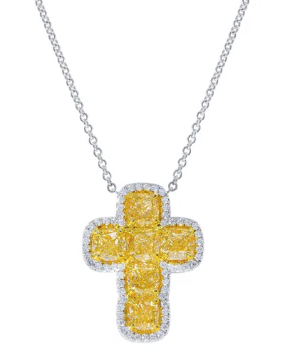 Diana M. Fine Jewelry 18k 6.10 Ct. Tw. Diamond Necklace