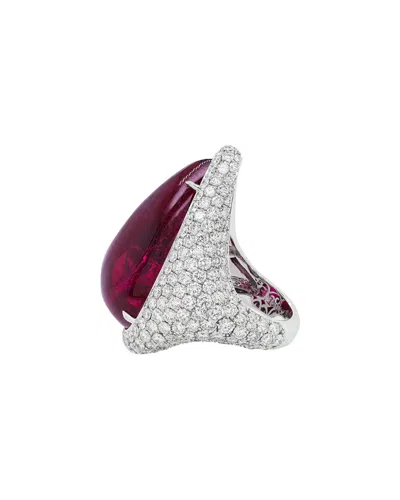 Diana M. Fine Jewelry 18k 6.50 Ct. Tw. Diamond Half-set Ring
