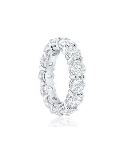 Diana M. Fine Jewelry 18k 6.60 Ct. Tw. Diamond Eternity Ring In Metallic