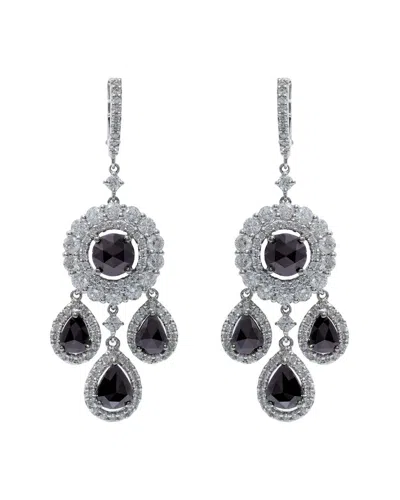 Diana M. Fine Jewelry 18k 7.20 Ct. Tw. Diamond Earrings