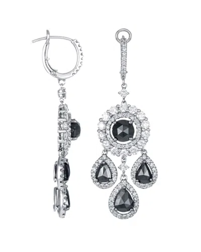 Diana M. Fine Jewelry 18k 7.20 Ct. Tw. Diamond Earrings