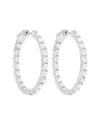 Diana M. Fine Jewelry 18k 7.20 Ct. Tw. Diamond Hoops