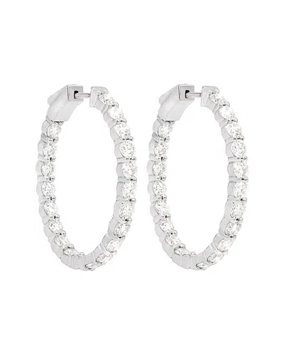 Diana M. Fine Jewelry 18k 7.20 Ct. Tw. Diamond Hoops