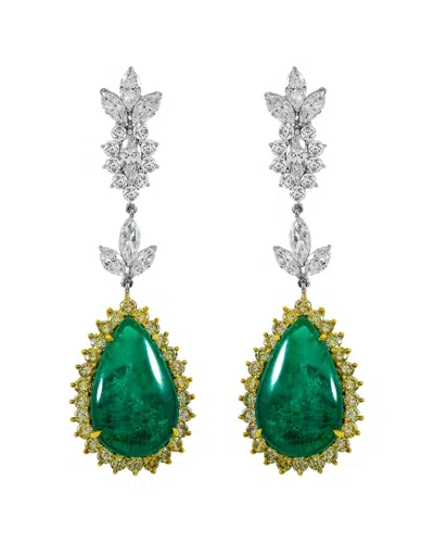 Diana M. Fine Jewelry 18k 7.60 Ct. Tw. Diamond Earrings