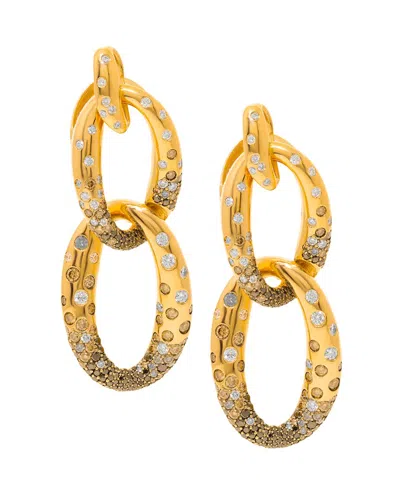 Diana M. Fine Jewelry 18k 8.00 Ct. Tw. Diamond Earrings In Gold