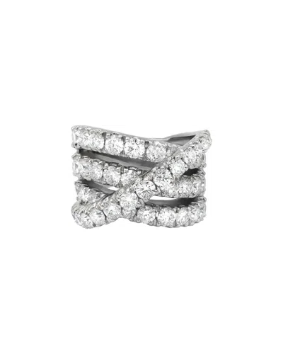 Diana M. Fine Jewelry 18k 8.10 Ct. Tw. Diamond Eternity Ring In Metallic