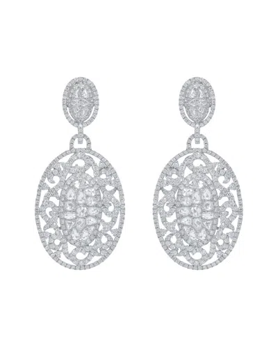 Diana M. Fine Jewelry 18k 9.42 Ct. Tw. Diamond Earrings