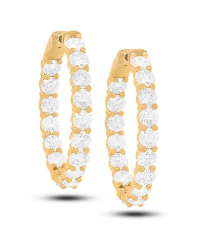 Diana M. Fine Jewelry 18k Rose Gold 10.00 Ct. Tw. Diamond Earrings In Black