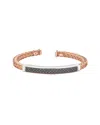 Diana M. Fine Jewelry 18k Rose Gold 1.12 Ct. Tw. Diamond Cuff Bracelet