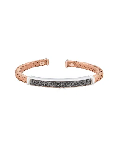 Diana M. Fine Jewelry 18k Rose Gold 1.12 Ct. Tw. Diamond Cuff Bracelet