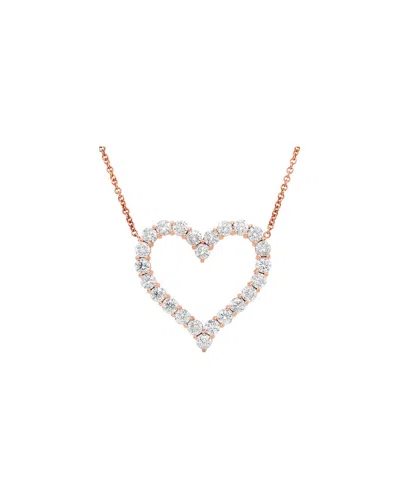 Diana M. Fine Jewelry 18k Rose Gold 5.60 Ct. Tw. Diamond Necklace