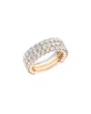 Diana M. Fine Jewelry 18k Tri-color 3.15 Ct. Tw. Diamond Ring