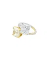 Diana M. Fine Jewelry 18k Two-tone 10.75 Ct. Tw. Diamond Ring