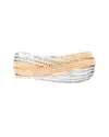 Diana M. Fine Jewelry 18k Two-tone 7.06 Ct. Tw. Diamond Bangle