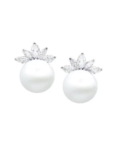Diana M. Fine Jewelry 18k White Gold 2.55 Ct. Tw. Diamond Earrings In Metallic