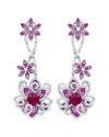 Diana M. Fine Jewelry 18k White Gold 5.57 Ct. Tw. Diamond Earrings