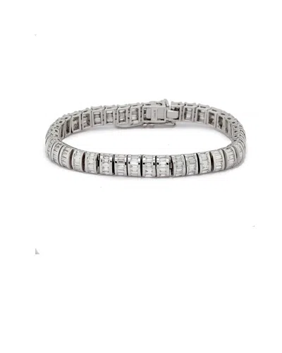 Diana M. Fine Jewelry 18k White Gold 8.41 Ct. Tw. Diamond Bar Bracelet