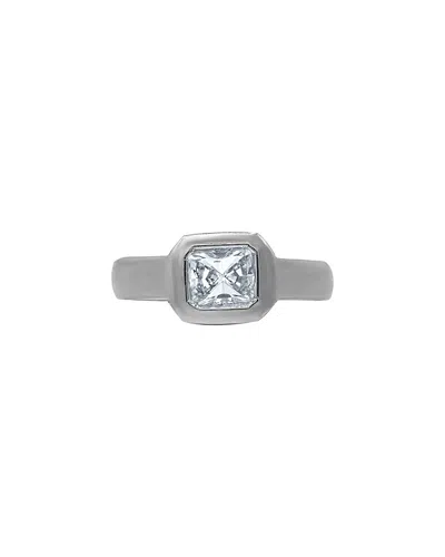 Diana M. Fine Jewelry Platinum 1.10 Ct. Tw. Diamond Ring In Metallic