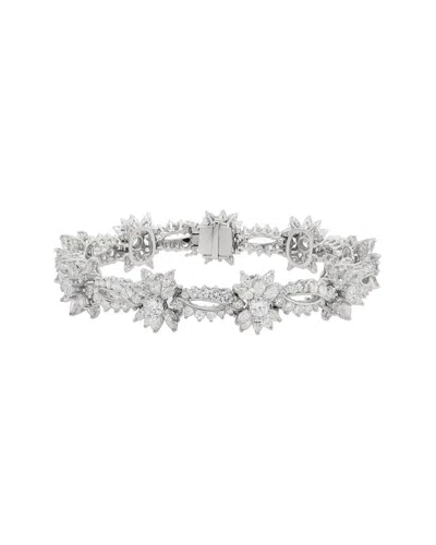 Diana M. Fine Jewelry Platinum 23.00 Ct. Tw. Diamond Bracelet In Metallic
