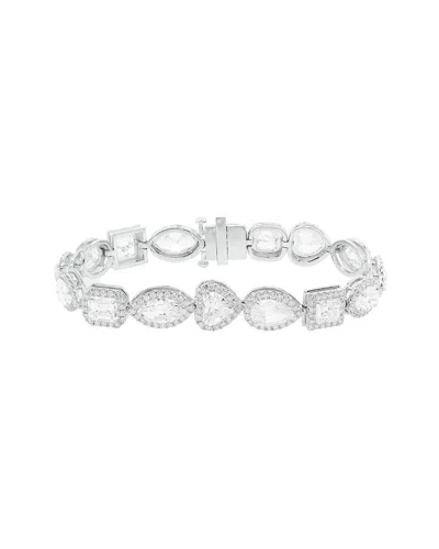 Diana M. Fine Jewelry Platinum 3.00 Ct. Tw. Diamond Bracelet In Silver