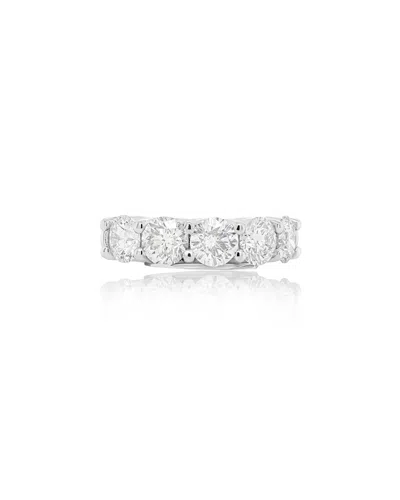 Diana M. Fine Jewelry Platinum 3.61 Ct. Tw. Diamond Eternity Ring In Brown