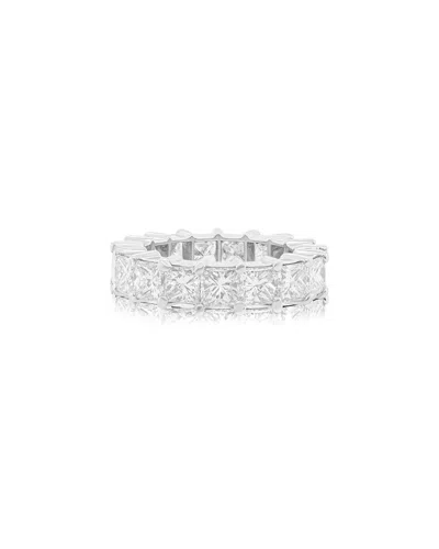 Diana M. Fine Jewelry Platinum 5.70 Ct. Tw. Diamond Eternity Ring In Metallic