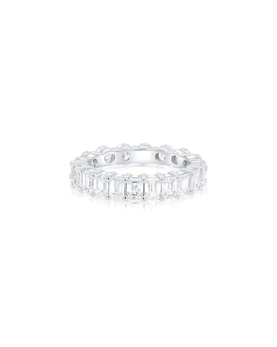Diana M. Fine Jewelry Platinum 5.75 Ct. Tw. Diamond Eternity Ring In Metallic