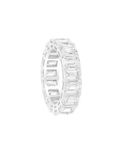 Diana M. Fine Jewelry Platinum 6.40 Ct. Tw. Diamond Eternity Ring In Burgundy