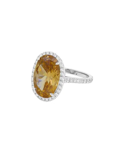 Diana M. Fine Jewelry Platinum 8.66 Ct. Tw. Diamond Ring In Metallic