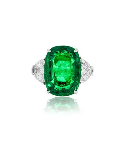 Diana M. Fine Jewelry White Gold 1.07 Ct. Tw. Diamond Half-set Ring