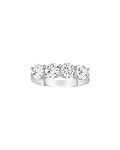 Diana M. Fine Jewelry White Gold 2.00 Ct. Tw. Diamond Eternity Ring In Metallic