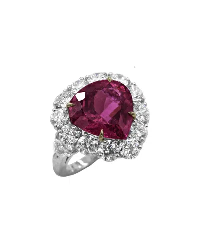 Diana M. Fine Jewelry White Gold 5.50 Ct. Tw. Diamond Half-set Ring