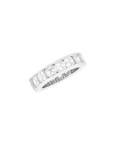 Diana M. Fine Jewelry White Gold 7.20 Ct. Tw. Diamond Eternity Ring In Metallic