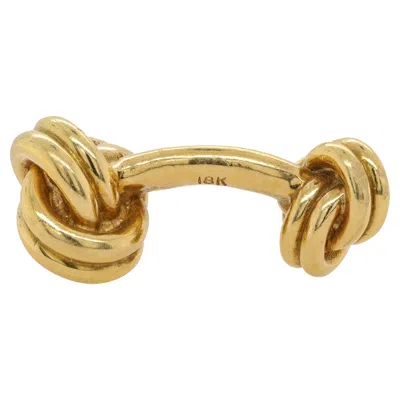 Pre-owned Diana M Jewels Cartier 29.29 Gram 18 Kt Yellow Gold Cufflinks