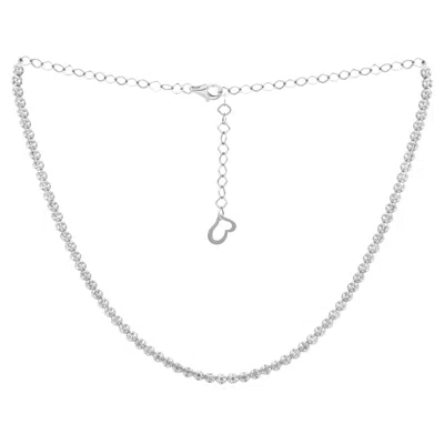 Pre-owned Diana M Jewels Diana M. Custom 2.30 Cts. Diamond Choker Necklace 14k White Gold