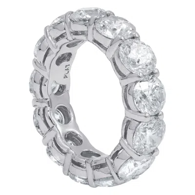 Pre-owned Diana M Jewels Platinum Gia Certified 13.14 Carat Diamond Eternity Band, 'd-f Vvs-vs' In Multi