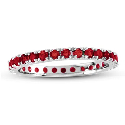 Diana M Jewels Ruby Eternity Band In 14k Gold
