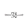 Diana M. Diana M Lab 14kt Wg 1.50ct Tw Lgd 4prong Solitaire Ring In White