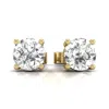 Diana M. Diana M Lab 14kt Yg 1.50ct Tw Lgd Studs In Yellow