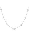 Diana M Lab Grown Diamonds 14k 3.00 Ct. Tw. Necklace In Metallic