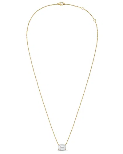 Diana M Lab Grown Diamonds 14k 15.00 Ct. Tw. Pendant Necklace In Gold