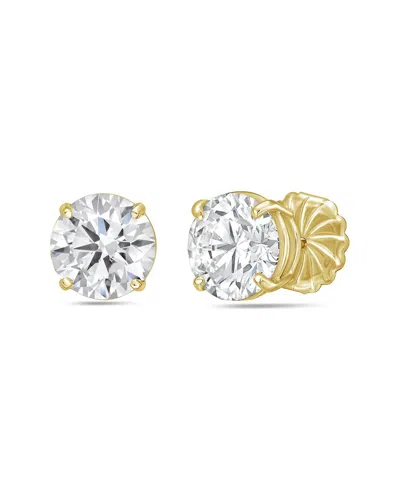 Diana M Lab Grown Diamonds 14k 15.00 Ct. Tw. Stud Earring In Gold