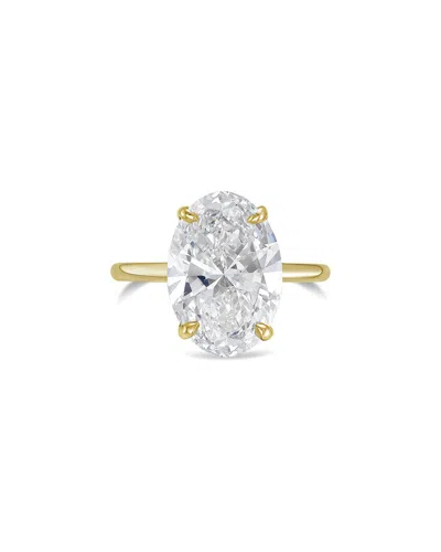 Diana M Lab Grown Diamonds 14k 3.00 Ct. Tw. Solitaire Ring In Gold