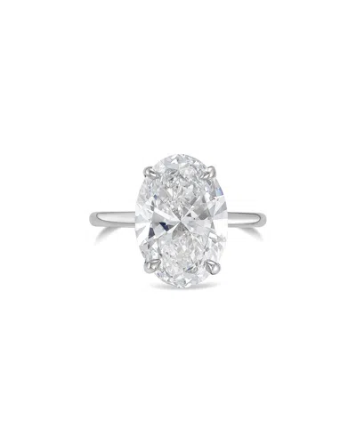 Diana M Lab Grown Diamonds 14k 3.00 Ct. Tw. Solitaire Ring In Metallic