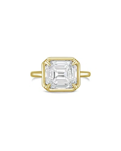Diana M Lab Grown Diamonds 14k 4.00 Ct. Tw. Bezel Ring In Gold