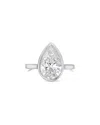 Diana M Lab Grown Diamonds 14k 5.00 Ct. Tw. Bezel Ring In White