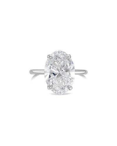 Diana M Lab Grown Diamonds 14k 5.00 Ct. Tw. Solitaire Ring In White