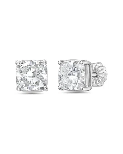 Diana M Lab Grown Diamonds 14k 5.00 Ct. Tw. Stud Earring In Metallic