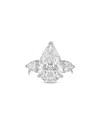 Diana M Lab Grown Diamonds Platinum 13.50 Ct. Tw. Three-stone Ring