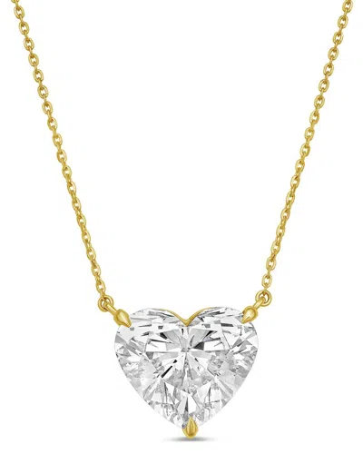 Diana M Lab Grown Diamonds 14k 8.00 Ct. Tw. Pendant Necklace In Gold